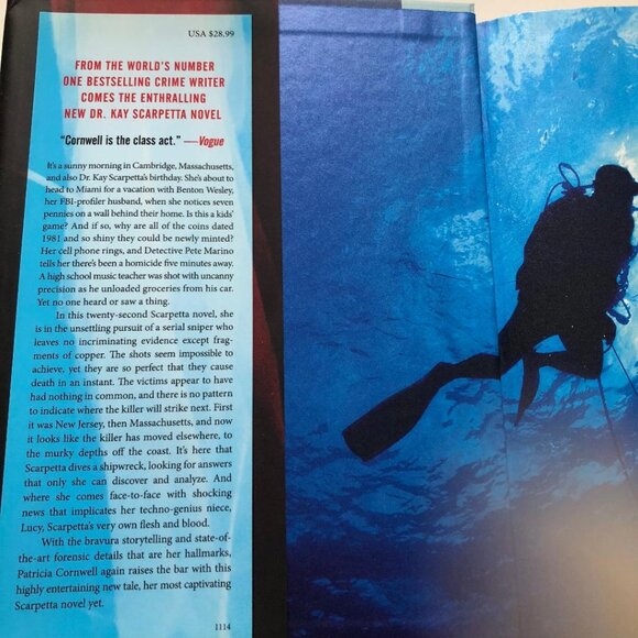 3 Patricia Cornwell, Hard Cover, books, pre-owned, EUC - Picture 3 of 5